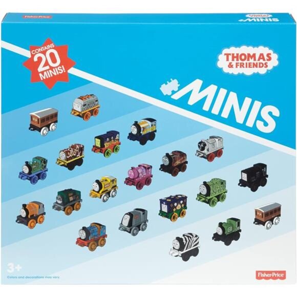 Thomas & Friends Toy Trains MINIS 20 Pack of Miniature Push-Along Engines - Picture 6 of 7